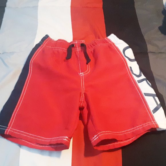 M 5/6 Polo Swim Trunks - Like New! - Picture 2 of 4